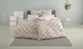 Wendebettwäsche OTTO HOME "Alba in Gr. 135x200 oder 155x220 cm", beige (beige, weiß), B/L: 135cm x 200cm, 1 Stk., 1 Stk., Renforcé, B/L: 80cm x 40cm, 2