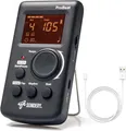 Sondery Digitales Metronom für Gitarre Piano Drum und alle Instrumente, schwarz