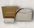 Michael Kors MK Tasche Umhängetasche Portmonee Jet Set Travel Vanilla Creme NEU