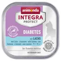 animonda INTEGRA PROTECT Katzenfutter nass Diabetes Lachs 16x100g Diätfutter