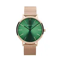BERING Damen Uhr Quarz Movement - Classic Collection mit Edelstahl und Saphirglas 14134-XXX Armbandsuhren - 3 ATM, Roségold