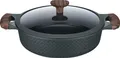 Resto Kitchenware 93906, 4,1 l, Schwarz, Aluminium, Elektro, Gas, Induktion, Glas, 28 cm