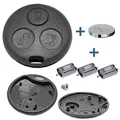 Auto Schlüssel Funk Fernbedienung 1x Gehäuse + 3X Mikrotaster + 1x CR1225 Batterie + 1x passende Schraube für SMART