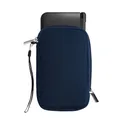 kwmobile Tasche kompatibel mit Nintendo 3DS XL - Handheld Spielekonsole Neopren Hülle in Marineblau