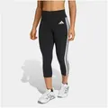 adidas Performance Trainingstights OPTIME ESSENTIALS WORKOUT 3-STREIFEN 3/4 LEGGINGS schwarz S