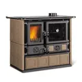 8,8 kW Küchenofen La Nordica Rosa 5.0 Majolika Küchenherd Holz-Herd Tortora