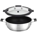 SILENCE PRO ProResist Servierpfanne, Antihaft & Robust  Ø 28 cm, Hitzebeständ...