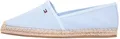 Tommy Hilfiger Damen Flag Canvas Espadrille Fw0Fw08541 Espadrilles, Blau (Breezy Blue), 6