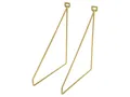 Duraline Wandregalhalter Regalwinkel 2er-Set - Slim, Regalhalter aus Metall, 15 kg Traglast