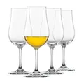 SCHOTT ZWIESEL Whisky Tasting Glas Bar Special (4er-Set), spezielle Nosing Gläser für Whisky, spülmaschinenfeste Tritan-Kristallgläser, Made in Germany (Art.-Nr. 130001), Kristall