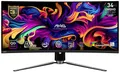 MSI MAG 341CQPDE QD-OLED Gaming Monitor EEK G (A - G) 86.9cm (34.2 Zoll) 3440 x 1440 Pixel 16:9 0.03 ms HDMI, DisplayPort