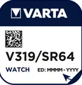 10x VARTA V319 Uhrenzelle Batterie SR 527 SW 22mAh 1,55 V ABVERKAUF MHD 02/2026