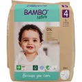Abena Re-Seller GmbH Bambo® Nature Windeln, Größe 4, 7 - 14 kg, Umweltfreundliche Windeln für ein besonders angenehmes Trockengefühl, 1 Packung = 24 Windeln 1000021514