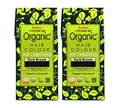Radico Dunkelbraun 2er-Pack Colour Me Organic Pflanzenhaarfarbe (bio, vegan, Naturkosmetik) dunkelbx2