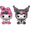Hello Kitty POP! Vinyl Schlüsselanhänger 2er-Pack My Melody & Kuromi 4 cm
