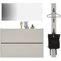 Voleo Garderobe, Kaschmir, Holzwerkstoff, 170x200x22 cm, Garderobe, Garderoben-Sets & Serien, Garderoben-Sets