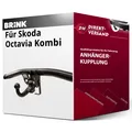 Für Skoda Octavia Kombi III 5E5 (Brink) Anhängerkupplung horizontal abnehmbar