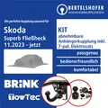 Für SKODA Superb Fließheck IV Typ NZ3 11.2023-jetzt AHK abn +7pol sp. E-Satz TOP