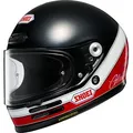 Shoei Glamster 06 Abiding Helm, schwarz-weiss-rot, Größe S für Männer