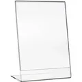 HMF 46934 Acryl Tischaufsteller Schräg DIN A4 Hochformat Glasklar