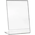Hmf - 46934 Tischaufsteller L-ständer Din A4 Acryl, Menükartenhalter, Hochformat 21,5 X 28,5 X 9,5 Cm