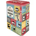 Nostalgic-Art - Blech Vorrats-, Kaffee- und Aromadose - Coffee Collage