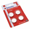 4x Verbatim CR2025 Lithium Knopfzelle Batterie | ECR2025 DL2025 KCR2025 | 3V 160