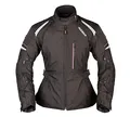 Modeka Violetta Damen Motorrad Textiljacke, schwarz, 48