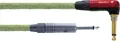 CORDIAL CABLES Gitarrenkabel 3m abgewinkelt silent Hanffasern