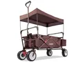 FUXTEC Bollerwagen FX-CT350, inkl. Sonnen-/Regendach, 75 kg Belastbarkeit, faltbar, kippsicher