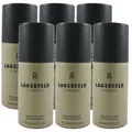 Karl Lagerfeld Classic 6 x 150 ml Deospray Deo Spray Deodorant Spray Set
