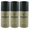 Karl Lagerfeld Classic 3 x 150 ml Deospray Deo Spray Deodorant Spray Set