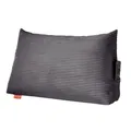 sleepling Rückenkissen Cord Optik, Keilkissen für Bett und Sofa, Lendenkissen, Lesekissen, Strandkissen, Kissen zum Lesen groß mit Seitenfach, Waschbarer Bezug, 70 cm breit, dunkelgrau