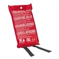 ABUS Löschdecke LD1118 – Feuerlöschdecke 1 × 1 m für Küche, Haushalt & Outdoor