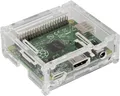 Joy-it RB-Casea+01 SBC-Gehäuse Passend für (Entwicklungskits): Raspberry Pi Transparent