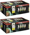 SHEBA Portionsbeutel Mega-Pack Multipack Delikatesse in Gelee Geflügel Variation (2X 3400g, Geflügel)