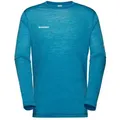 MAMMUT Tree Wool FL Longsleeve Men - Hr., glacier blue melange 50629 (L)