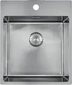 CARESSI 1-Becken Spüle CABLA 708225 mit Hahnbank/ab 50 cm Schrankbreite/Einbauspüle/Edelstahlspüle