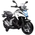 AIYAPLAY Kinder Elektro-Motorrad 12V Kindermotorrad mit MP3 USB LED-Scheinwerfer