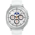 Samsung Galaxy Watch8 Classic Smartwatch, Edelstahl, 1.3" AMOLED, 64 GB, BT - Weiß