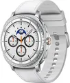 Samsung Galaxy Watch8 Classic 46 mm Aluminiumgehäuse white am Hybrid Band white