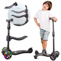 Kinder Roller Scooter Cityroller LED 3in1 Dreirad Roller Laufrad Balance-Roller