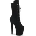 Pleaser Sale FLAMINGO-1050FS Pleaser High-Heels Plateau Stiefeletten schwarz M High-Heel-Stiefel