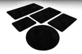 Wecon home Basics Badematte Joris, Höhe 20 mm, rutschhemmend beschichtet, strapazierfähig, Polyester, rund, waschbar, viele Größen, Badezimmerteppich, uni
