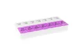 Wellgro Pillendose Tablettenbox für 7 Tage mit je 2 Fächer pro Tag