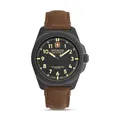 Swiss Military Hanowa SMWGA0003940 Fieldmaster Herrenuhr mit Lederarmband Saphirglas