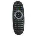 Ersatz Fernbedienung für   Philips  TV  55PFL6606K/02 | 55PFL7606K/02 | 58PFL9955H/12 | - Schwarz