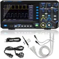 PeakTech P 1403 - Digital Oszilloskop 2 Kanäle [3 Jahre Garantie] 50 MHz, 500 MS/s, USB-Schnittstelle, PC-Software, Schwarz