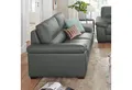 CALIA ITALIA 3-Sitzer Gaia, hochwertiges Ledersofa mit erstklassigem Sitzkomfort, edles Design, in zwei hochwertigen Lederqualitäten