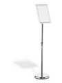 DURABLE Gulvskilt aluminium med klikramme A4